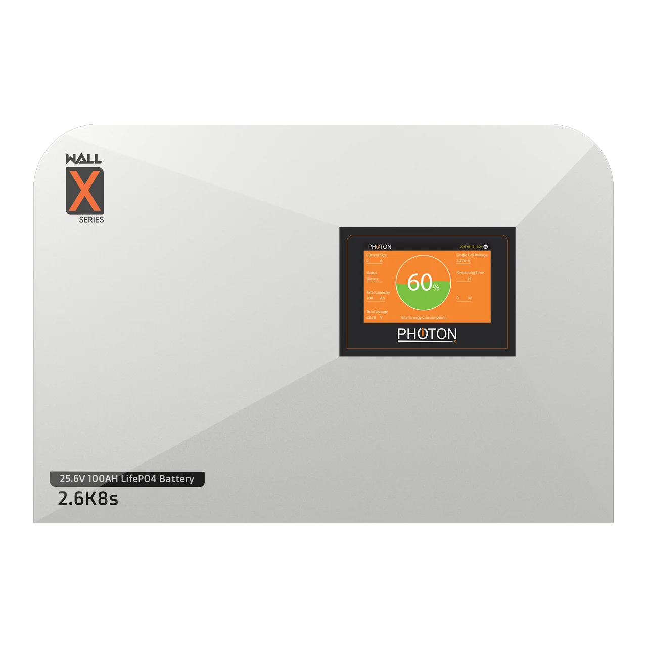 2.6k 1 2P 2.6K8S Wall X Series Lithium Battery 24(V)50(Ah) - Image 1